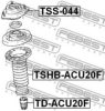 FEBEST TSHB-ACU20F Protective Cap/Bellow, shock absorber